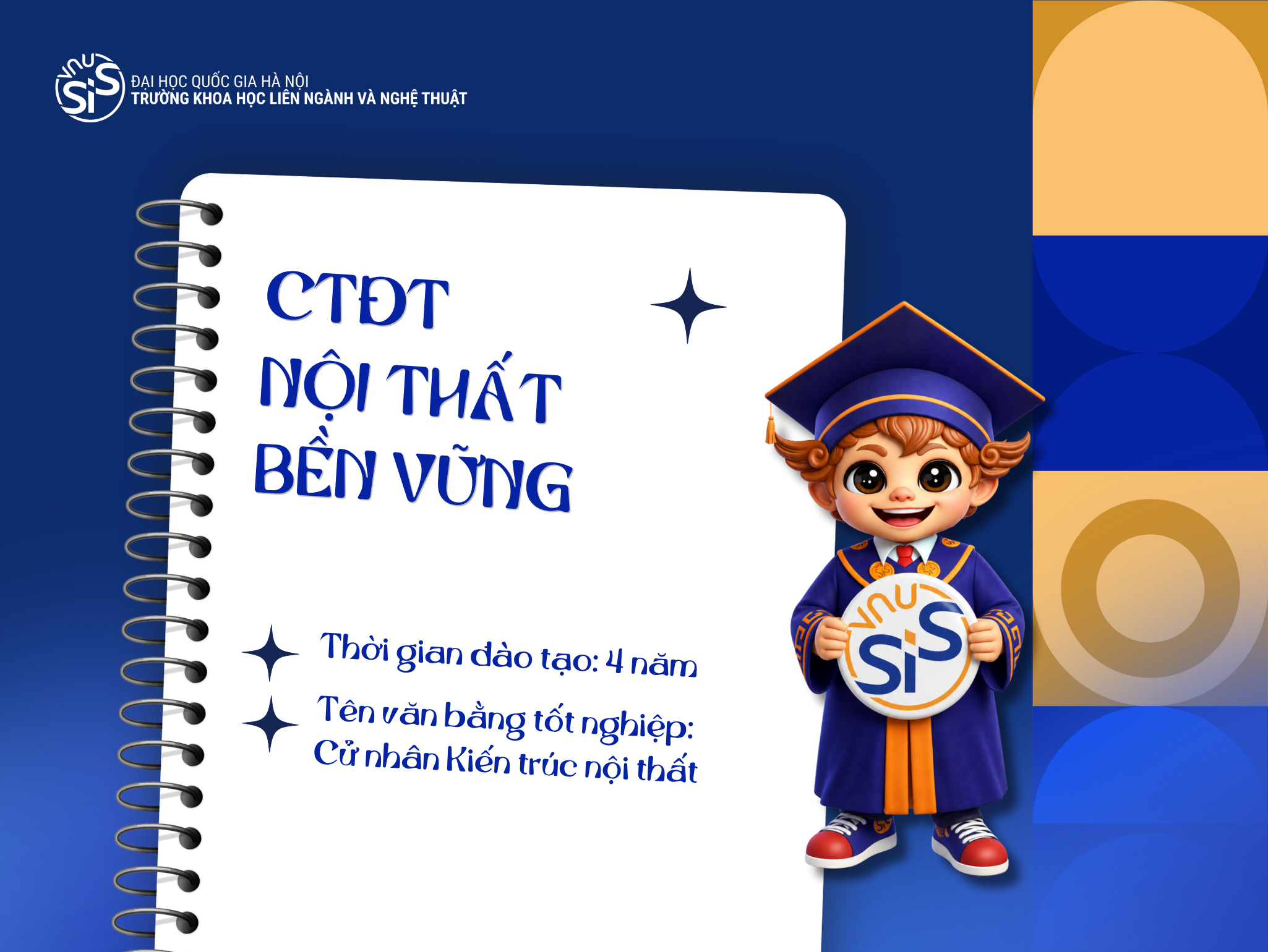 Chương trình đào tạo Nội thất bền vững (Cử nhân Kiến trúc nội thất)