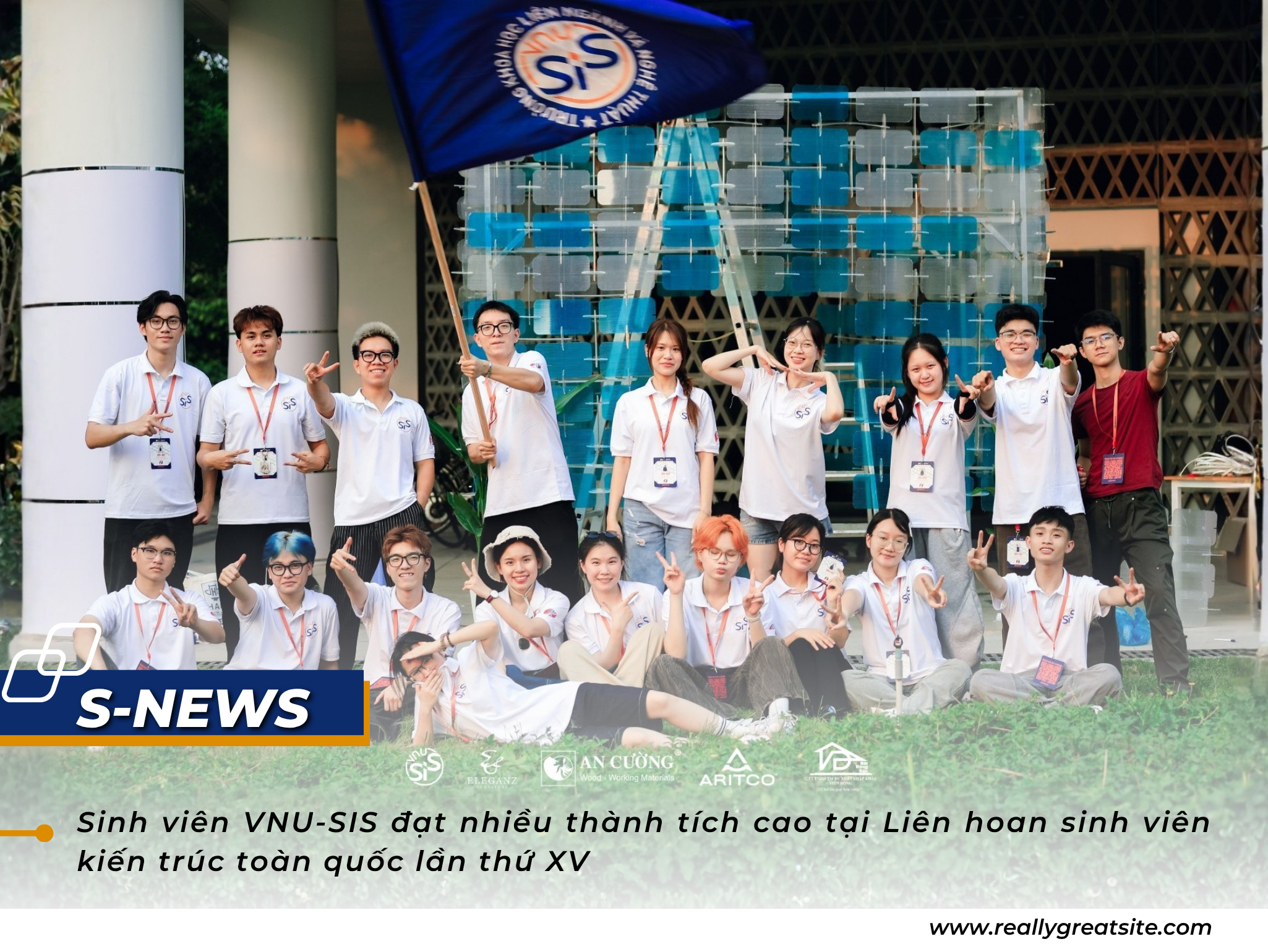 Sinh viên VNU-SIS đạt nhiều thành tích cao tại Liên hoan sinh viên kiến trúc toàn quốc lần thứ XV