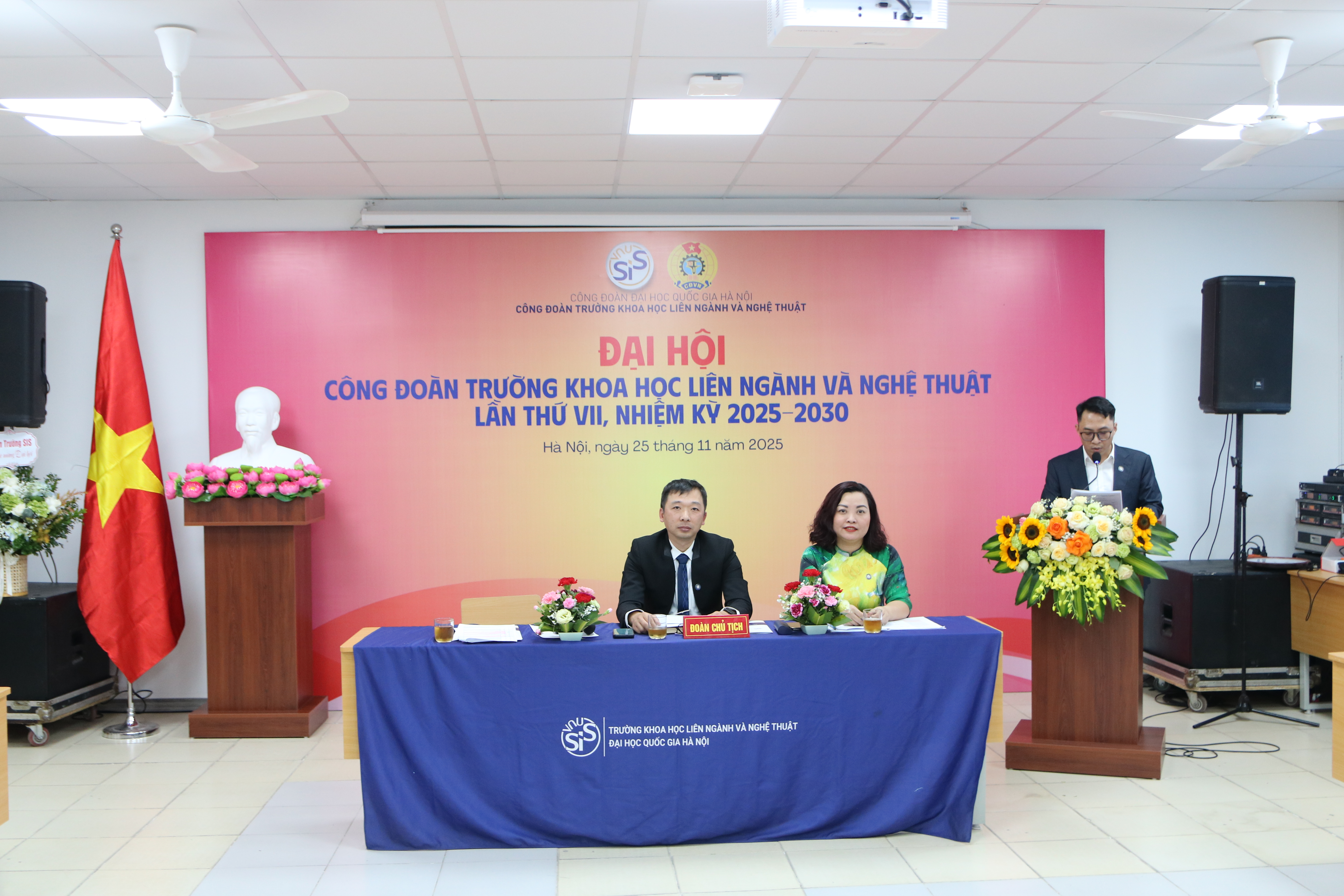 Đại hội Công đoàn Trường Khoa học liên ngành và Nghệ thuật lần thứ VII, nhiệm kỳ 2025–2030