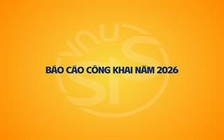 Báo cáo công khai 2026 (tính đến 6/2026)